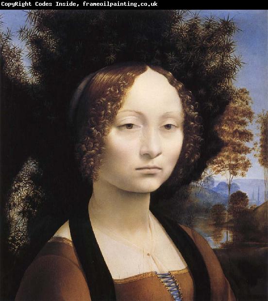 LEONARDO da Vinci Kvinnoportratt